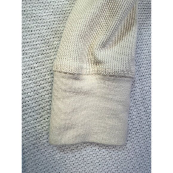 Woolrich Women's Waffle Knit Turtleneck Long Sleeve Pullover Sweater XL Cream St - Picture 7 of 11